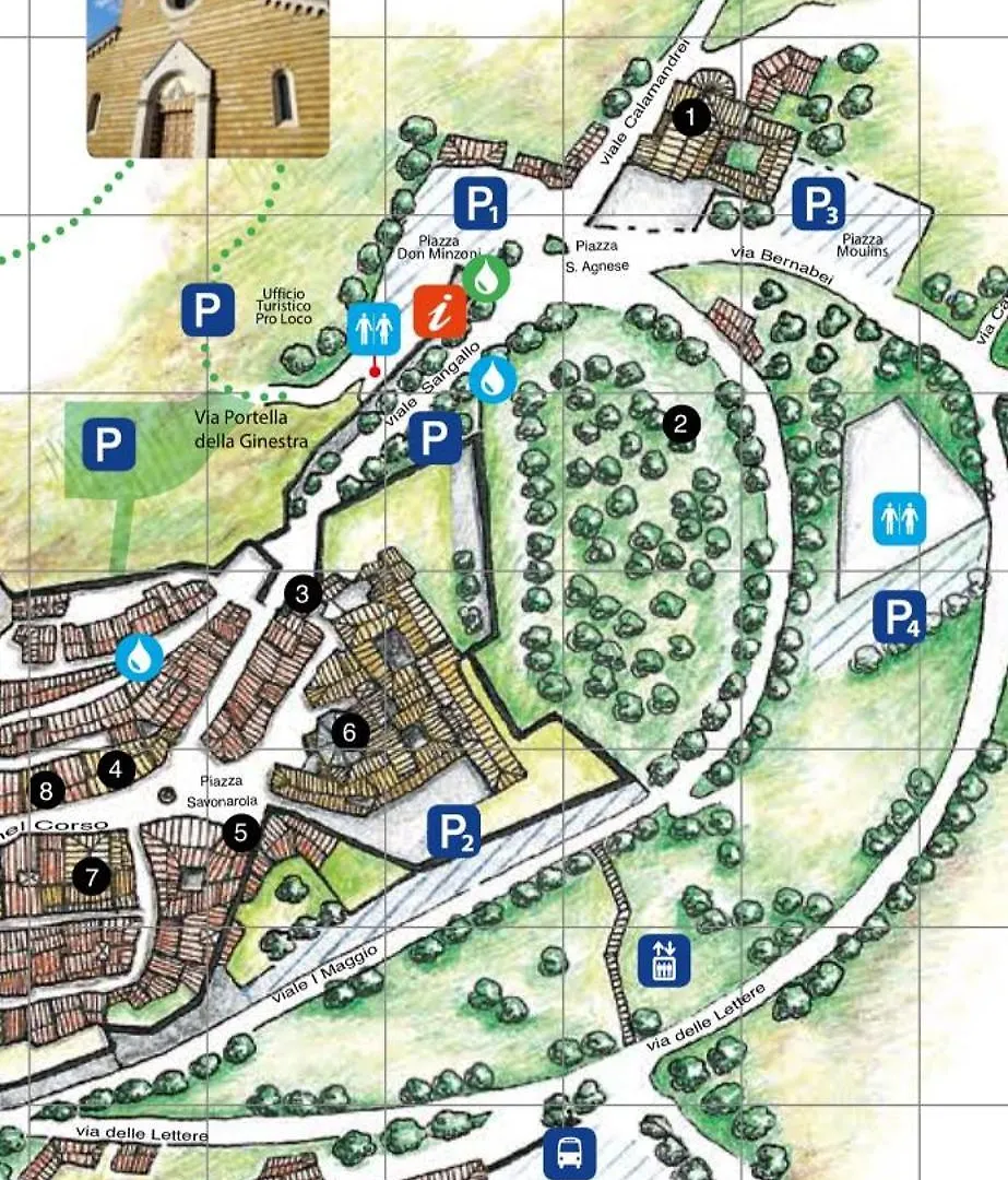La Casina Di Iole location